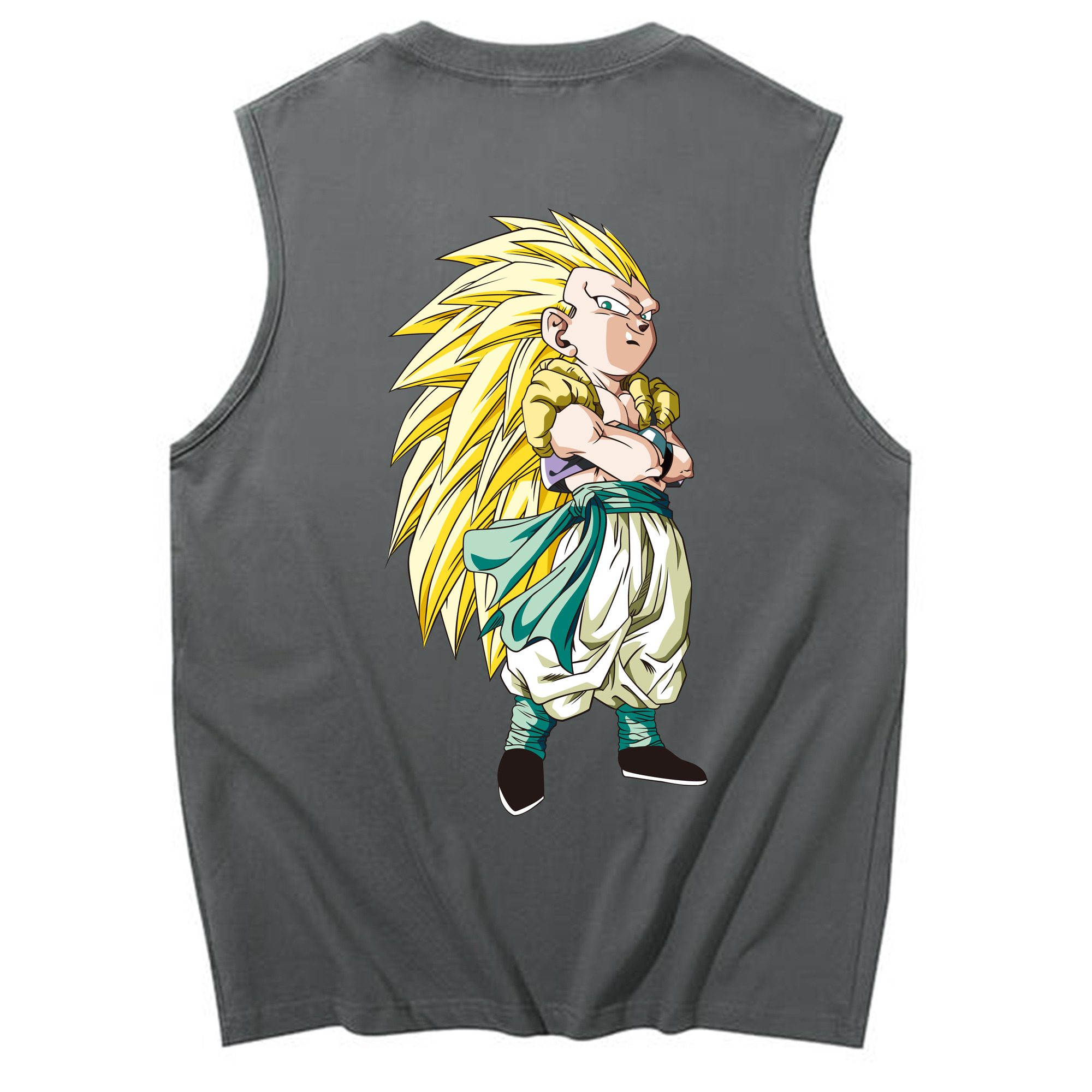 （画像用） ドラゴンボール ベジット DRAGON BALL Vegetto コットン100％タンクトップ（背面プリント）